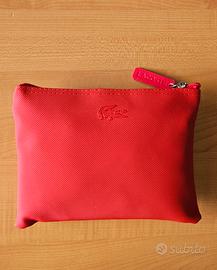 Pochette viaggio Lacoste rossa