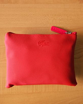 Pochette viaggio Lacoste rossa