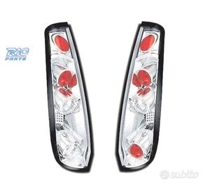 FANALI FORD FIESTA 02-05 FONDO CROMATO