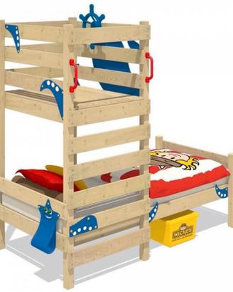 Letto a Castello Wickey Octopus 90x200 – Tema Mar