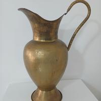 Antica Brocca Anfora Portaombrelli Vaso Rame con M