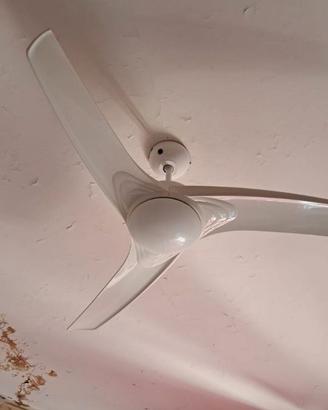 Ventilatore da soffitto moderno a 3 pale con luce