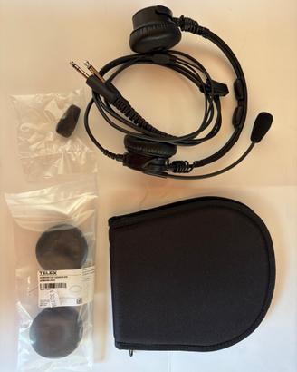 Telex Airman 8DS ANR Aviation Headset - GA Dual Ja