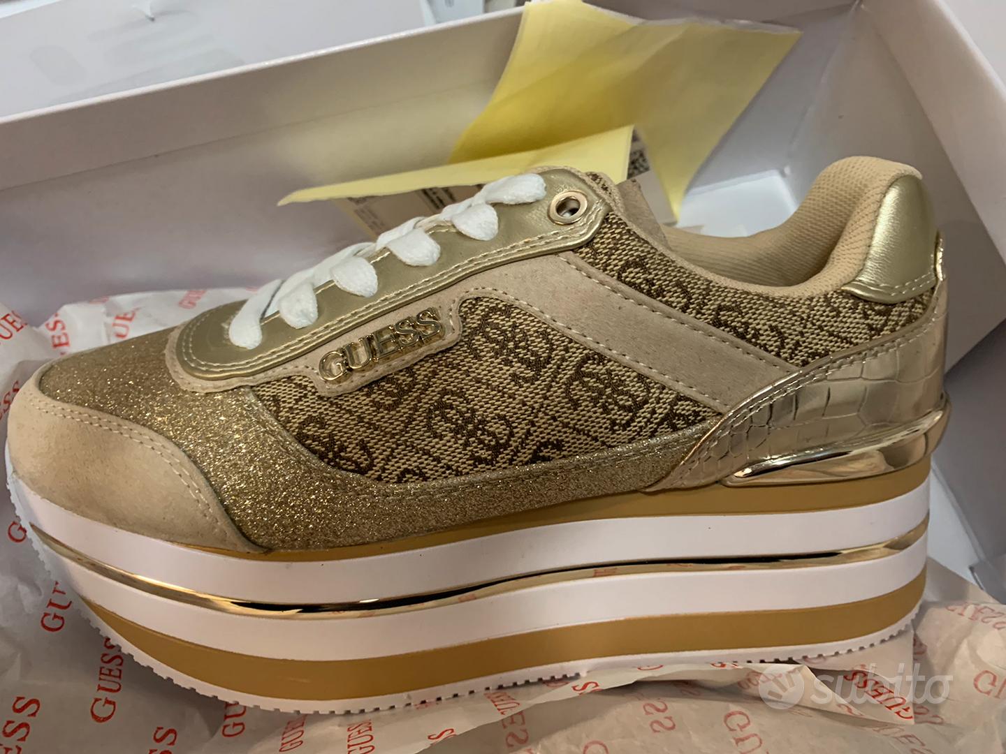 Scarpe Guess sneakers gold originali Abbigliamento e Accessori