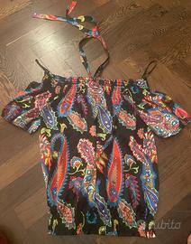 Blusa stampa praisley