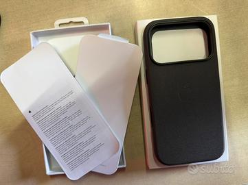 Cover iphone 17 pro techwoven nera MagSafe