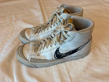 Nike Blazer Mid '77 Sketch White Black - Taglia 44