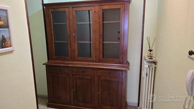Credenza/Vetrina in legno massello Stile classico