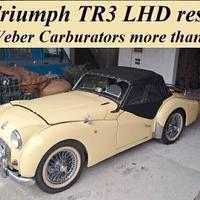 Triumph TR3 Weber Carburators RESTORED LHD