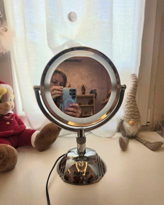 Doppio specchio Babyliss con luce