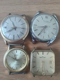 lotto 9 casse di orologio miste