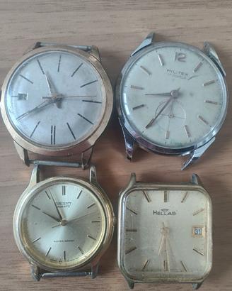 lotto 9 casse di orologio miste