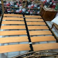 Letto matrimoniale in ottone