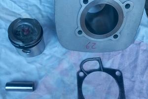 morini 350 sport pistone e cilindro nuovo sciamm 