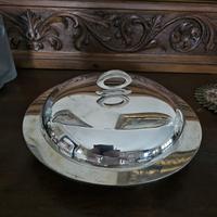 Zaramella -Vassoio con coperchio argento 800%