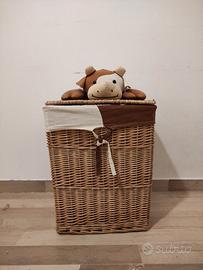 cesto giochi o biancheria VIMINI