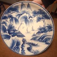 Viet-Nam - Piatto tipico da parete dipinto a mano