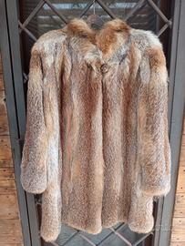 Pelliccia vintage Nuova di volpe rossa tg L