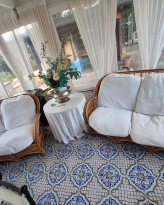 Set divani daveranda giardino