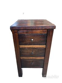 MOBILETTO IN LEGNO ANTICO A 3 CASSETTI