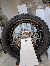 coppia cerchi completi 125/250 fantic/yamaha