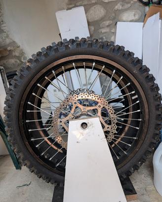 coppia cerchi completi 125/250 fantic/yamaha