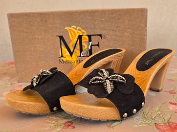 Sandali MERCANTE DI FIORI neri