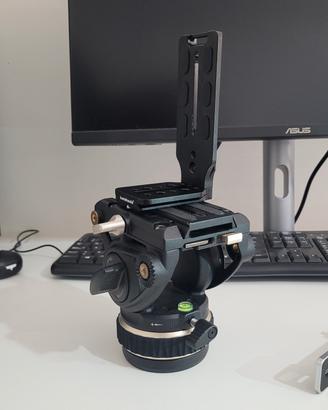 piastra a L per fotocamera