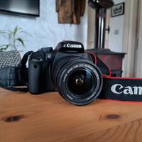 Canon Eos 550D con 3 obiettivi