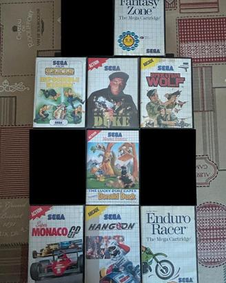 Set 8 videogiochi per Sega Master System 2