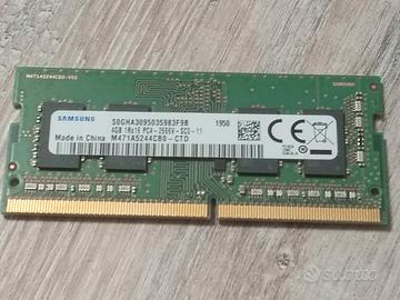 RAM 4 GB DDR4  1Rx8 PC3L 