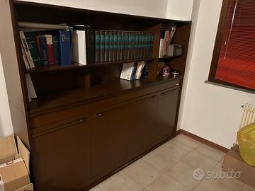 Mobile libreria con letto a scomparsa