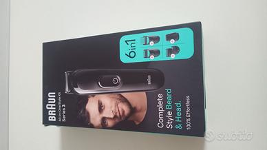 tagliacapelli e regolabarba Braun 