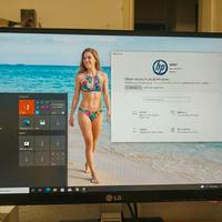 PC fisso desktop HP con Windows 10 pro computer 