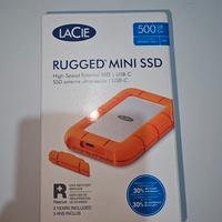 Lacie Rugged mini Ssd 500gb nuovo
