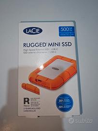 Lacie Rugged mini Ssd 500gb nuovo