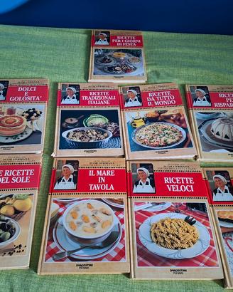 collezione libri ricette suor Germana 