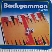 Backgammon in a tin - gioco da tavolo 