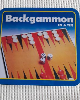 Backgammon in a tin - gioco da tavolo 