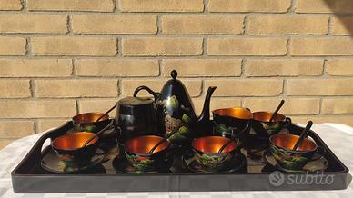 Set da tè cinese dipinto a mano