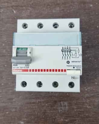 Interruttore differenziale Bticino 40A