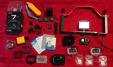 Gopro HERO7 Black con staffa subacquea
