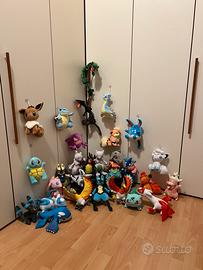 Lotto di peluche pokemon