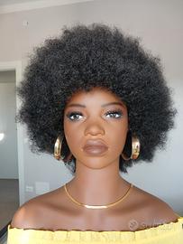 parrucca Afro Kinky Sintetici di alta qualità 