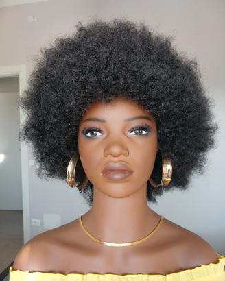 parrucca Afro Kinky Sintetici di alta qualità 