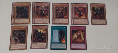 lotto base deck abisso bruciante yugioh