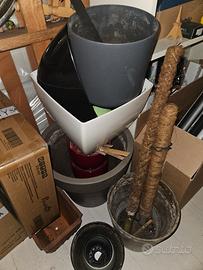 Lotto vasi e portavasi da interno / esterno