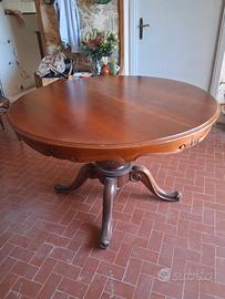 Tavolo tondo allungabile + 6 sedie (anche sfusi)