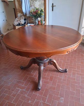 Tavolo tondo allungabile + 6 sedie (anche sfusi)