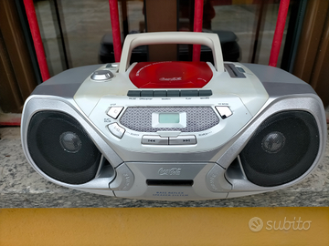 Stereo cd mc radio coca cola